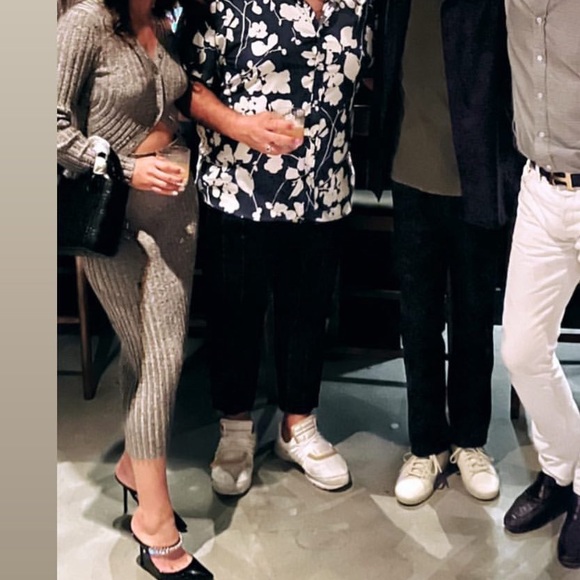 JONATHAN SIMKHAI KIM LONG SLEEVE DRESS IN SANDSTONE - Picture 5 of 5